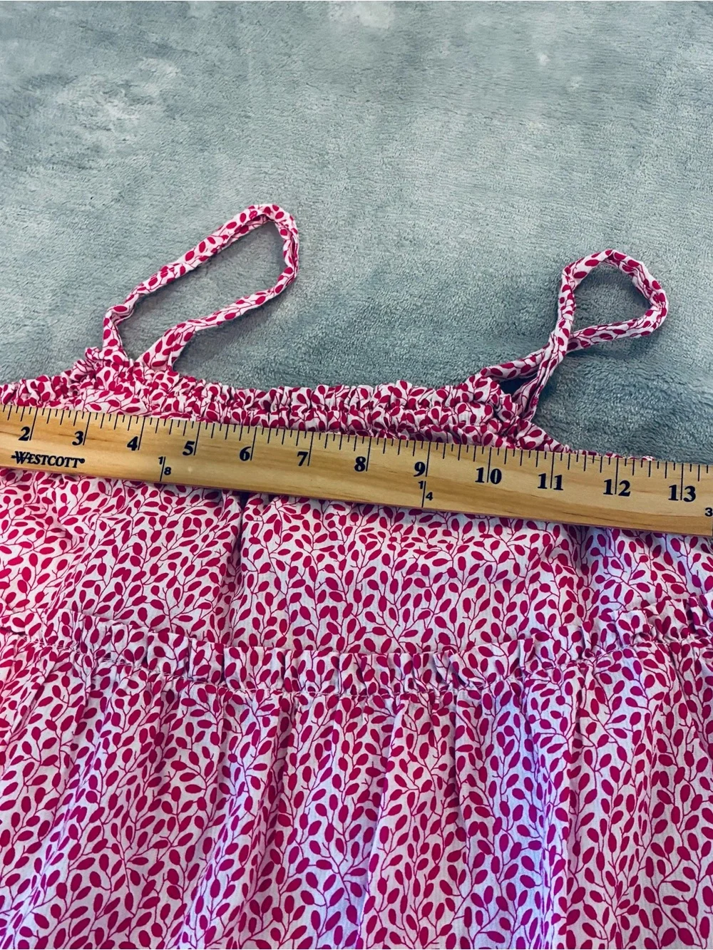 MINI BODEN  Pink White  Printed Tiered Sundress Pink Flowy Girls Size 8-9Y